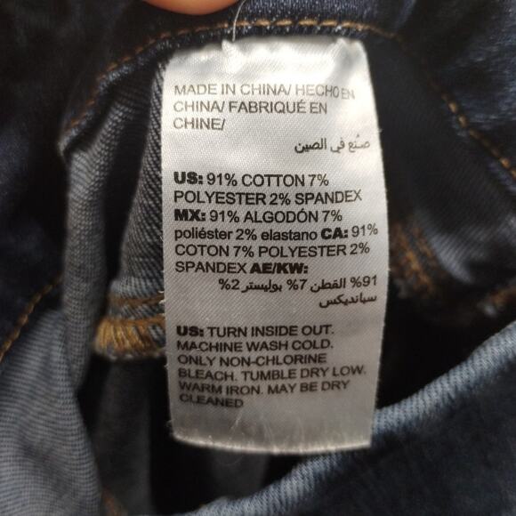 Chico's Women's US Size 4 (Small) Vanity 0 Pull-On Blue Jean Leggings Jeggings - Picture 5 of 5